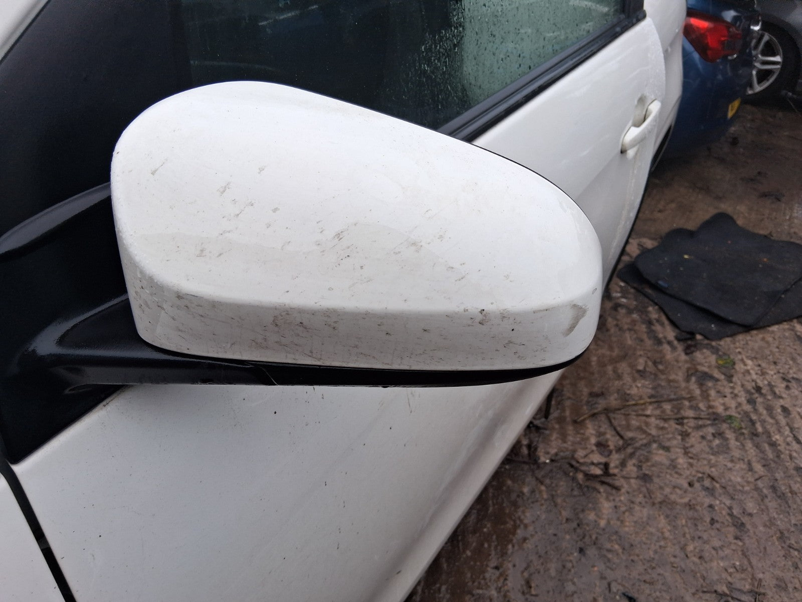 2019 PEUGEOT 108 3 DOOR MK2 NSF PASSENGER SIDE FRONT LEFT WING MIRROR WHITE