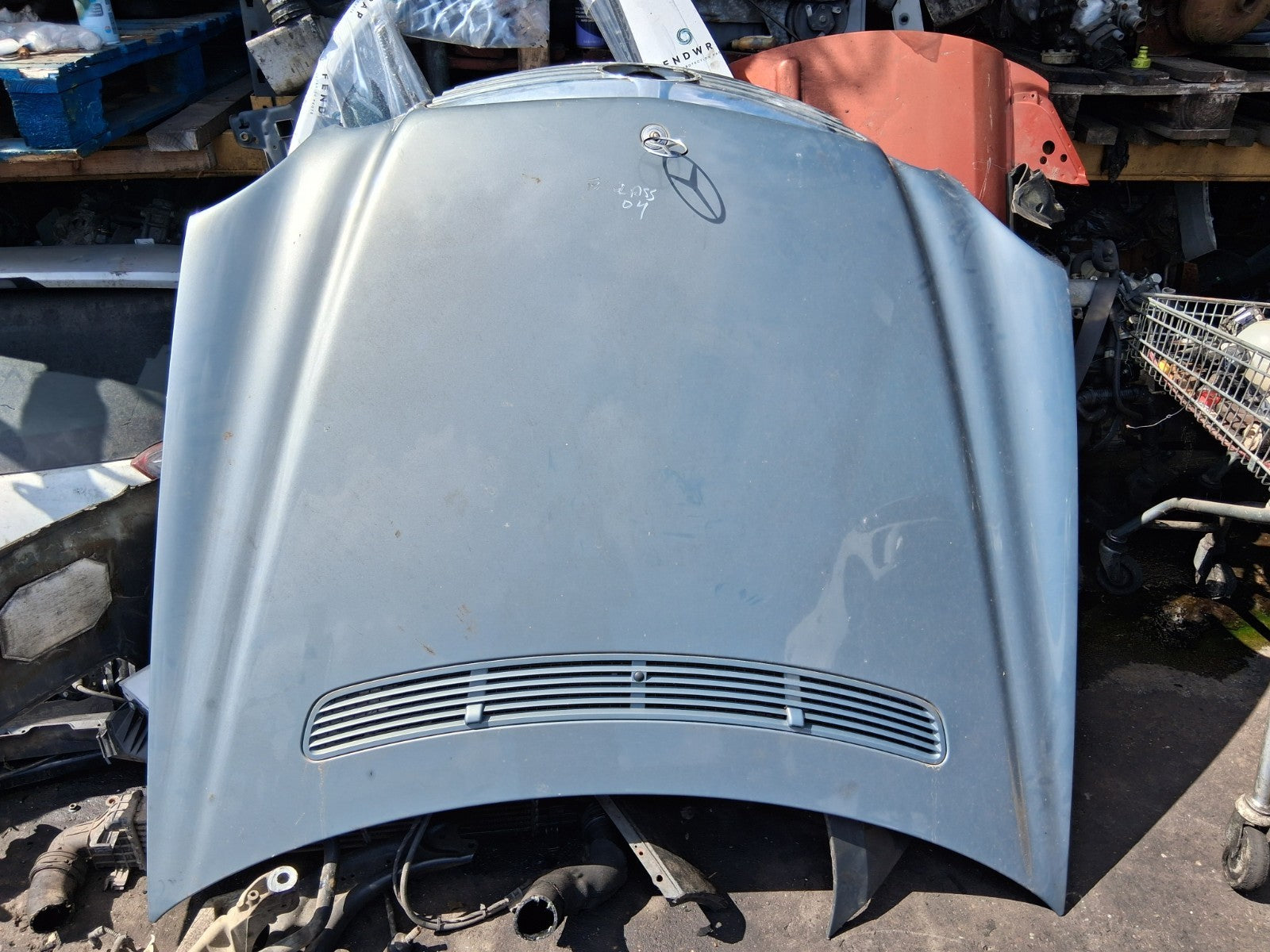 MERCEDES BENZ E CLASS W211 2004 BONNET HOOD