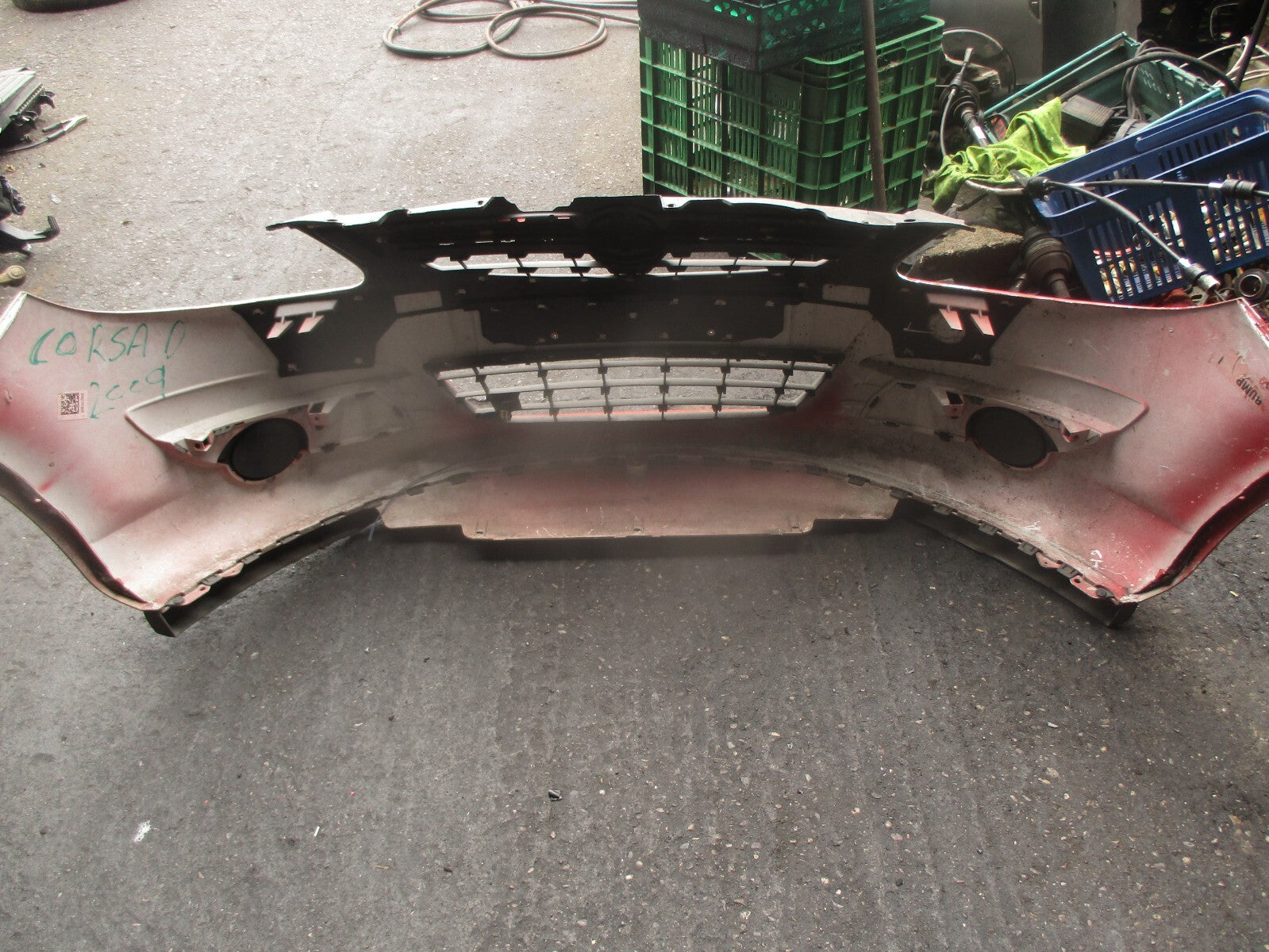 2009 VAUXHALL CORSA D PRE FACELIFT FRONT BUMPER AND GRILLE
