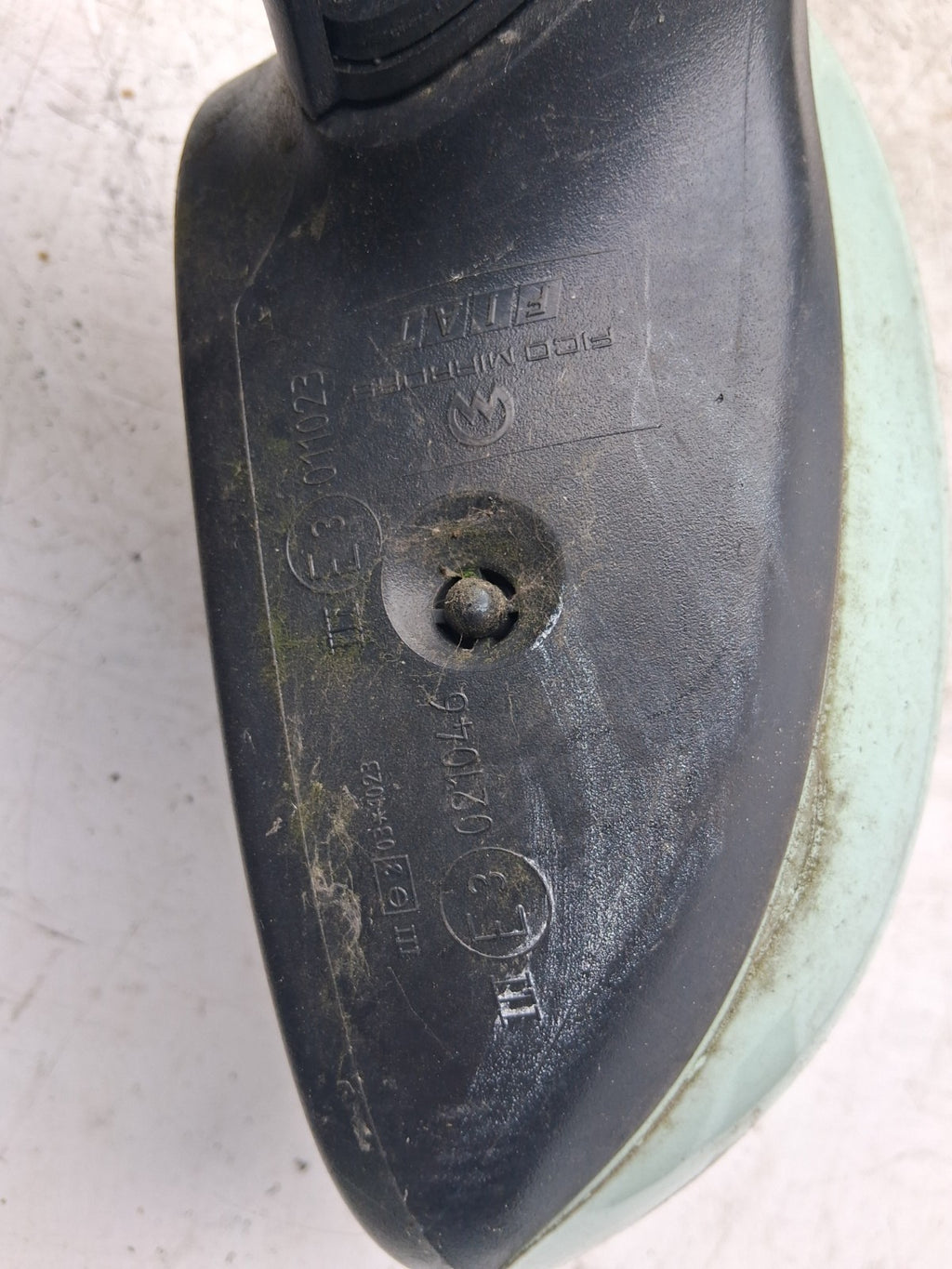 2015 FIAT 500 LOUNGE NSF PASSENGER SIDE FRONT LEFT WING MIRROR GREEN