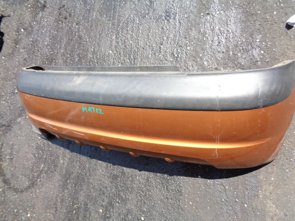 DEAWOO MATIZ 2003 ORANGE REAR BUMPER