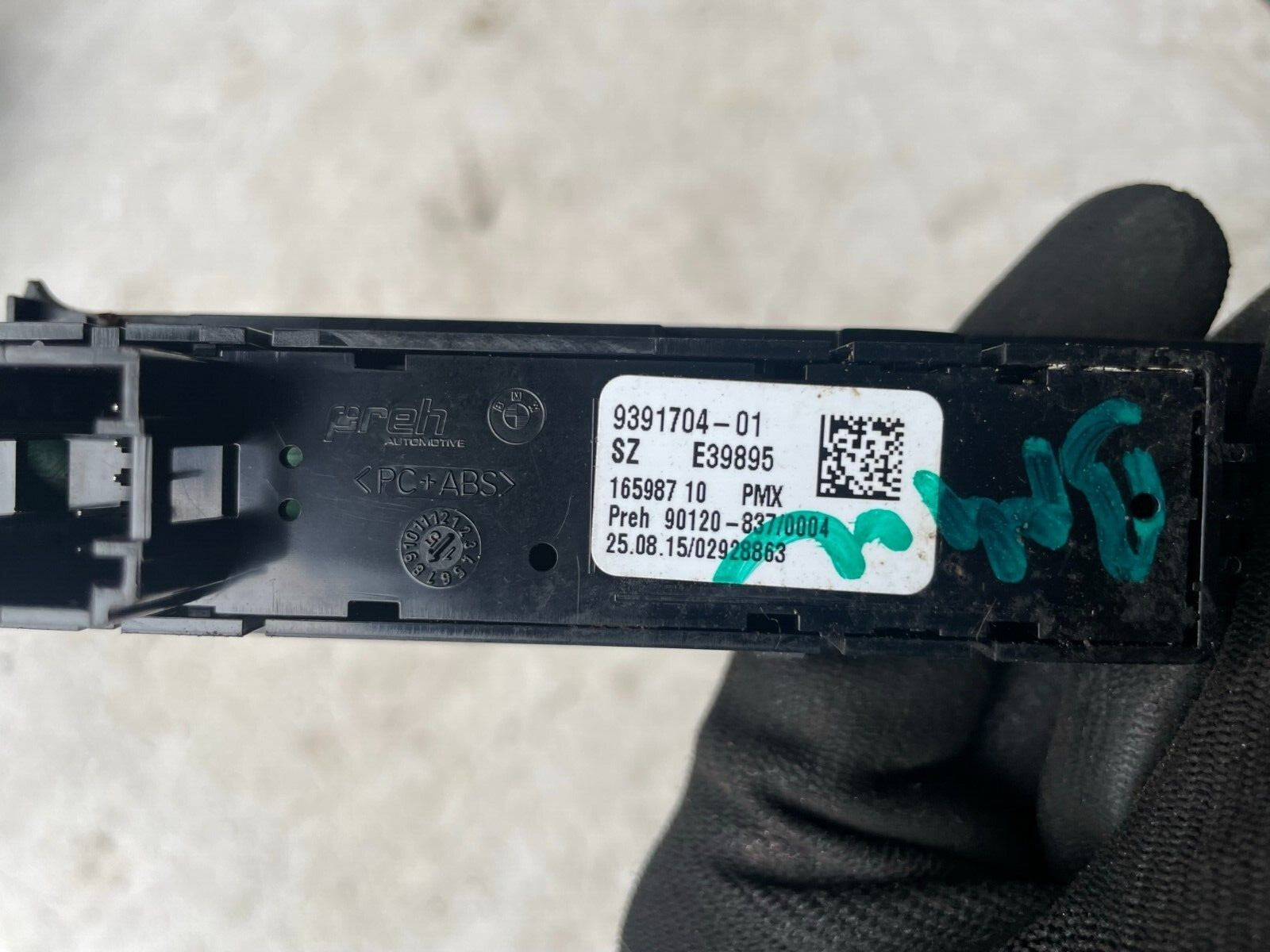 2016 BMW 1 SERIES F20 TRACTION CONTROL SPORT ECO CONTROL PANEL SWITCHES 9391704