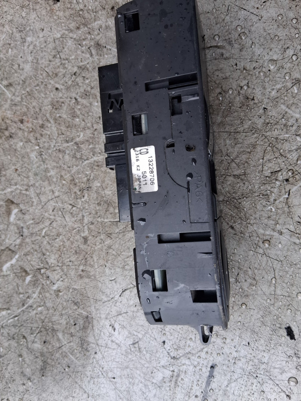 2008 VAUXHALL ZAFIRA B OSF DRIVER SIDE FRONT RIGHT WINDOW CONTROL SWITCH 1322870