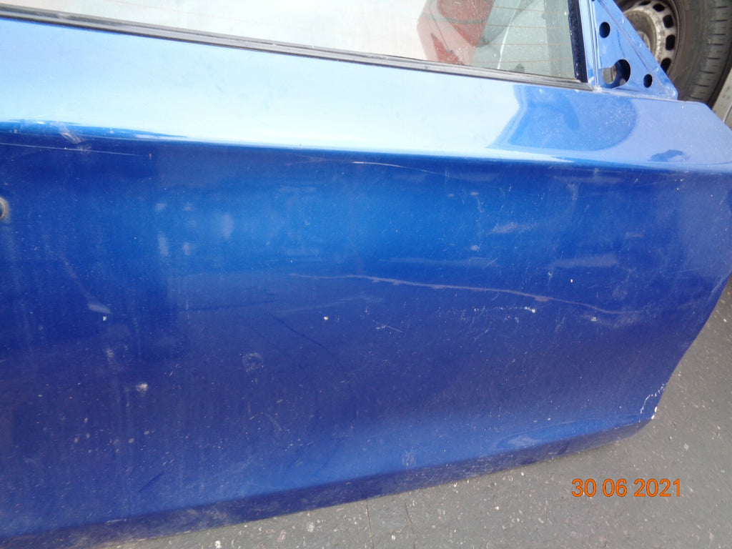 BMW E82 1 SERIES 2007 2 DOOR COUPE OS DRIVER DOOR GLASS REGULATOR SHELL BLUE