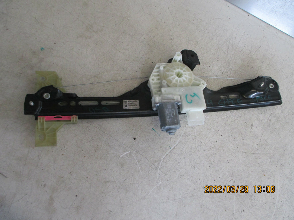 CITROEN C4 2019 SPACE TOURER OSR DRIVER REAR DOOR WINDOW MOTOR REGULATOR