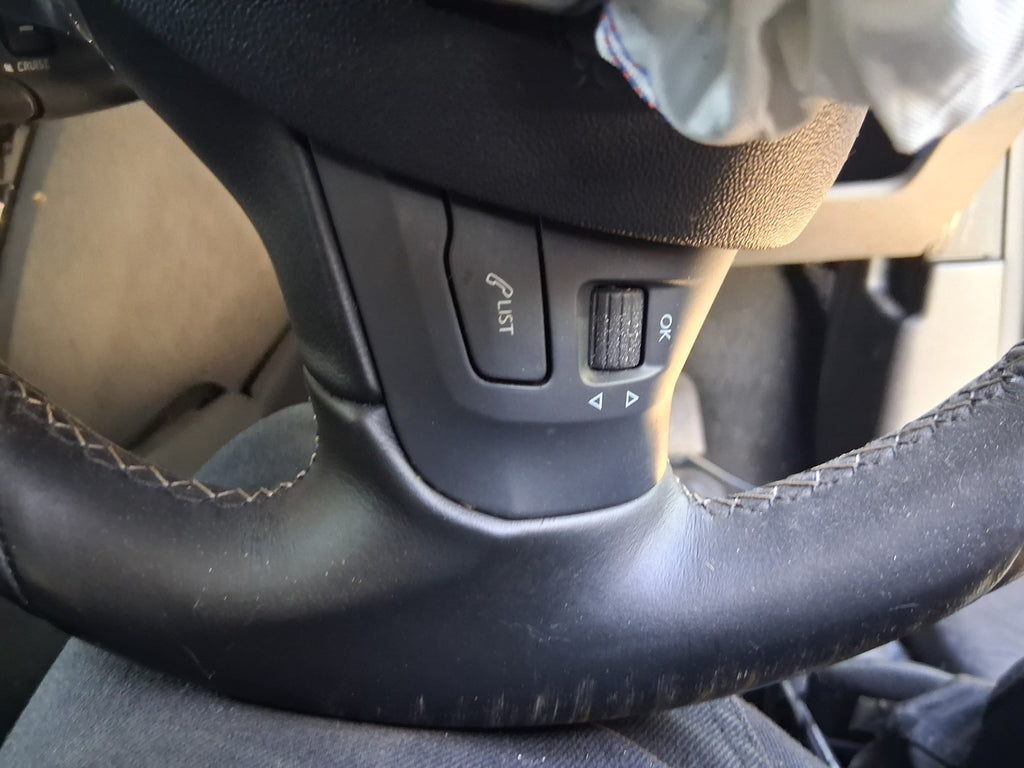 2019 PEUGEOT 208 MK1 MULTIFUNCTIONAL STEERING WHEEL BLACK