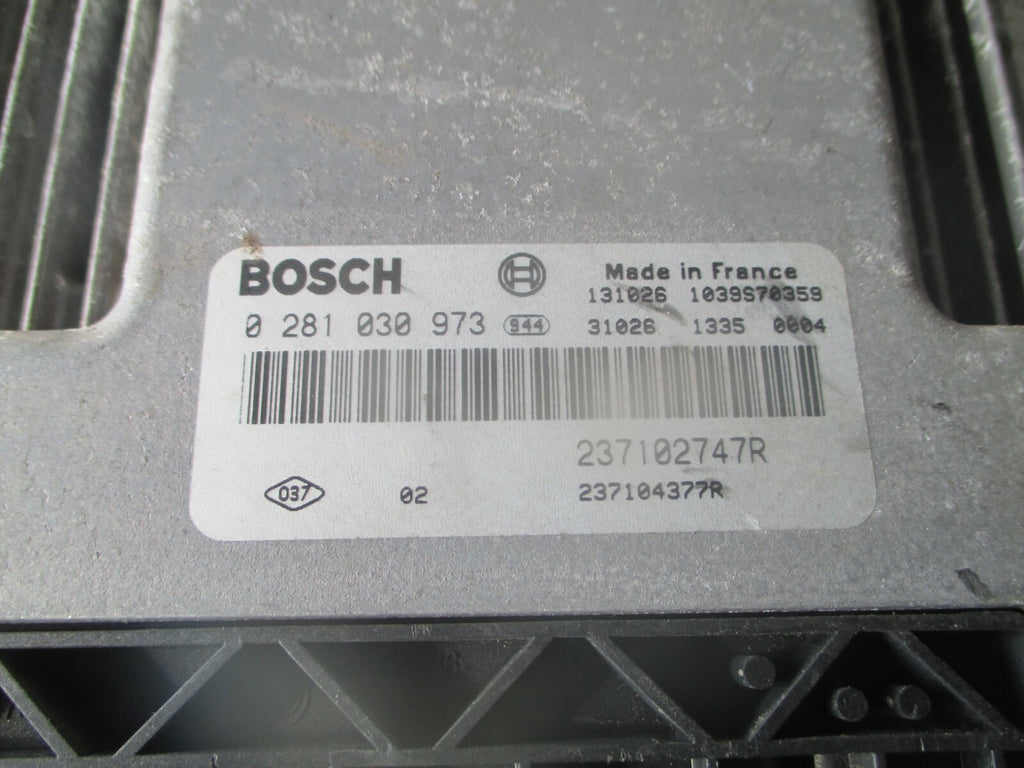 RENAULT CAPTUR 2013 MK1 ENGINE CONTROL MODULE ECU 0281030973