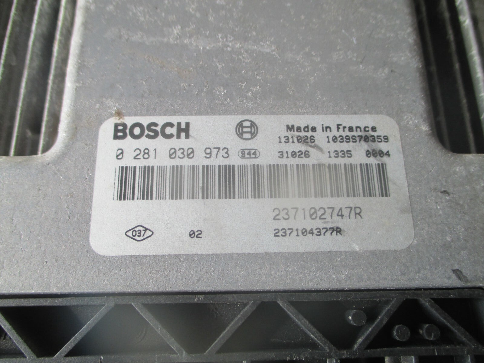 RENAULT CAPTUR 2013 MK1 ENGINE CONTROL MODULE ECU 0281030973