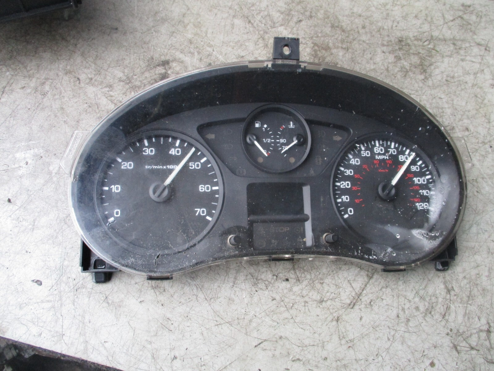 2007 PEUGEOT EXPERT MK2 SPEEDOMETER INSTRUMENT CLUSTER 1401108280