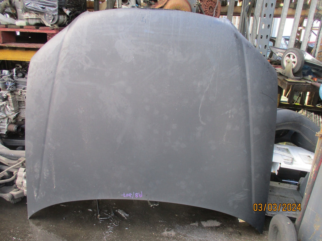 AUDI A8 D3 4E 2008 FRONT COMPLETE BONNET HOOD MATT BLACK