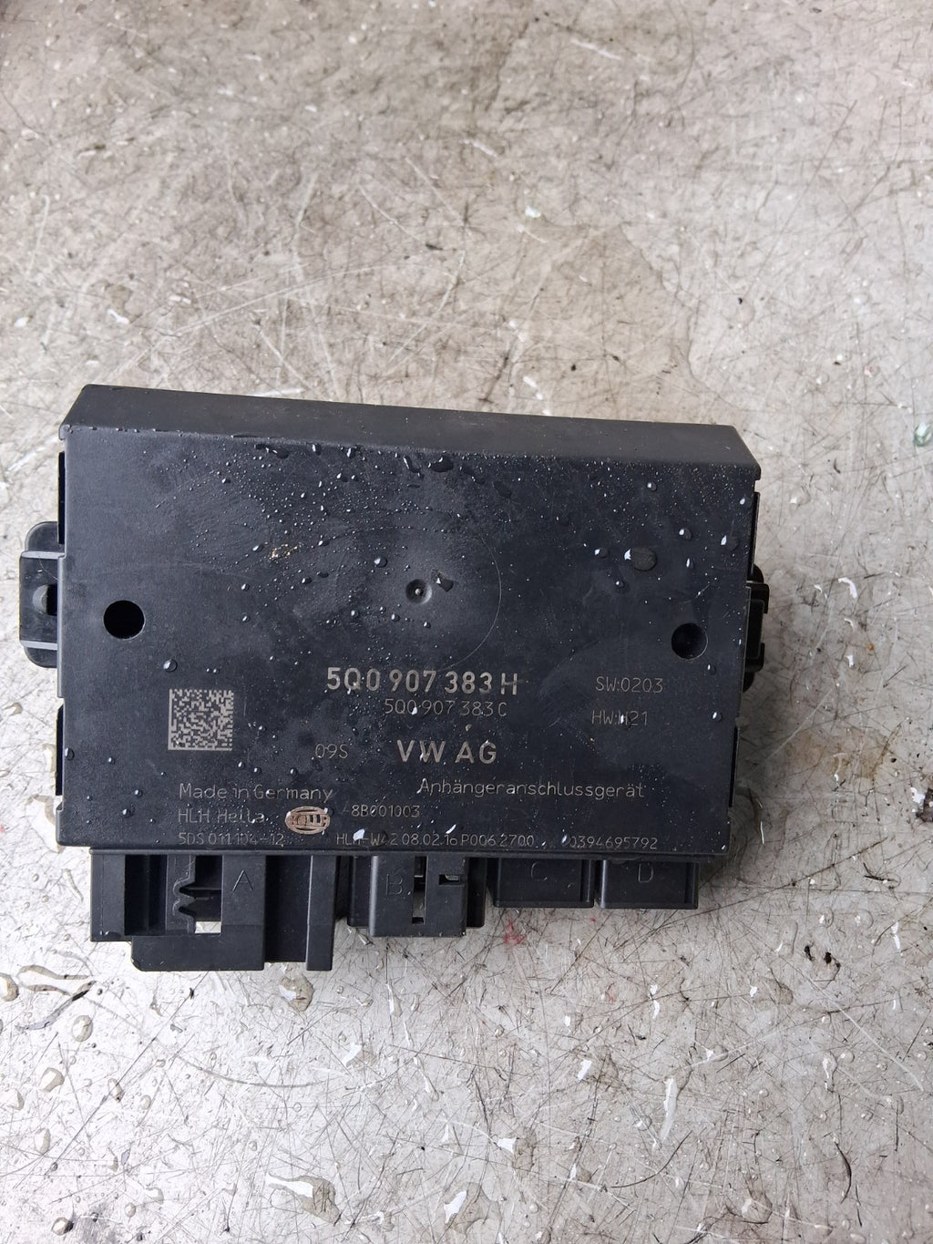 2016 VW VOLKSWAGEN GOLF CONTROL MODULE 5Q0907383C