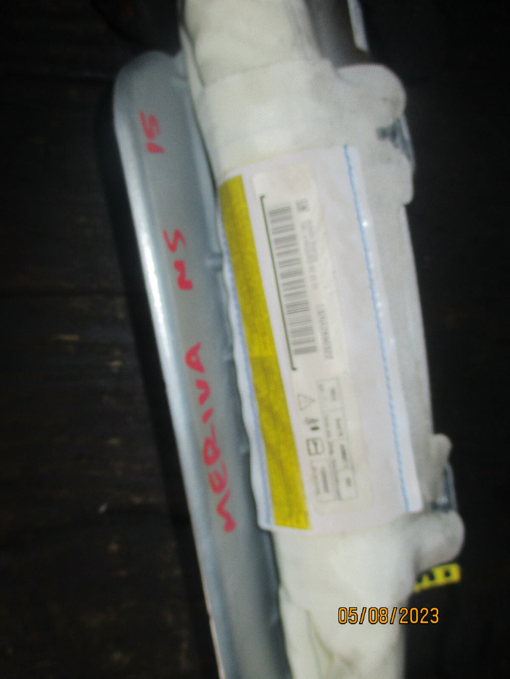 VAUXHALL MARIVA 2015 NS PASSENGER SIDE CURTAIN SAFETY BAG EX20060139