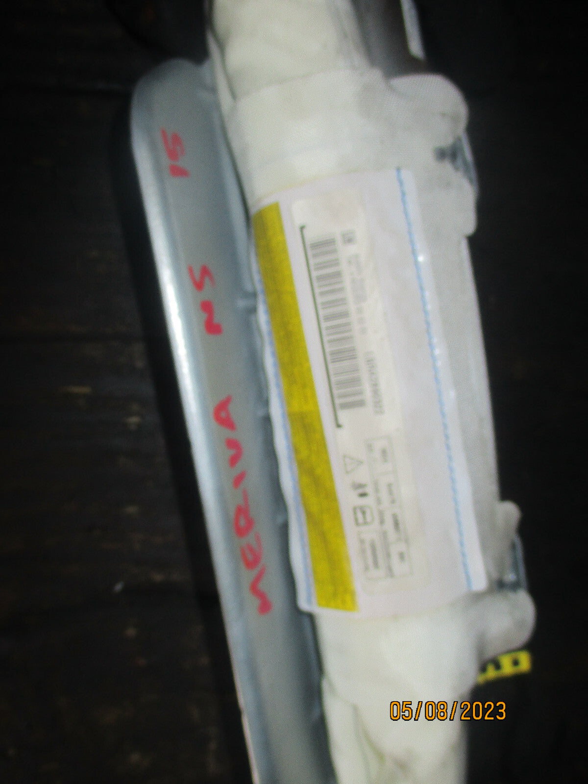 VAUXHALL MARIVA 2015 NS PASSENGER SIDE CURTAIN SAFETY BAG EX20060139