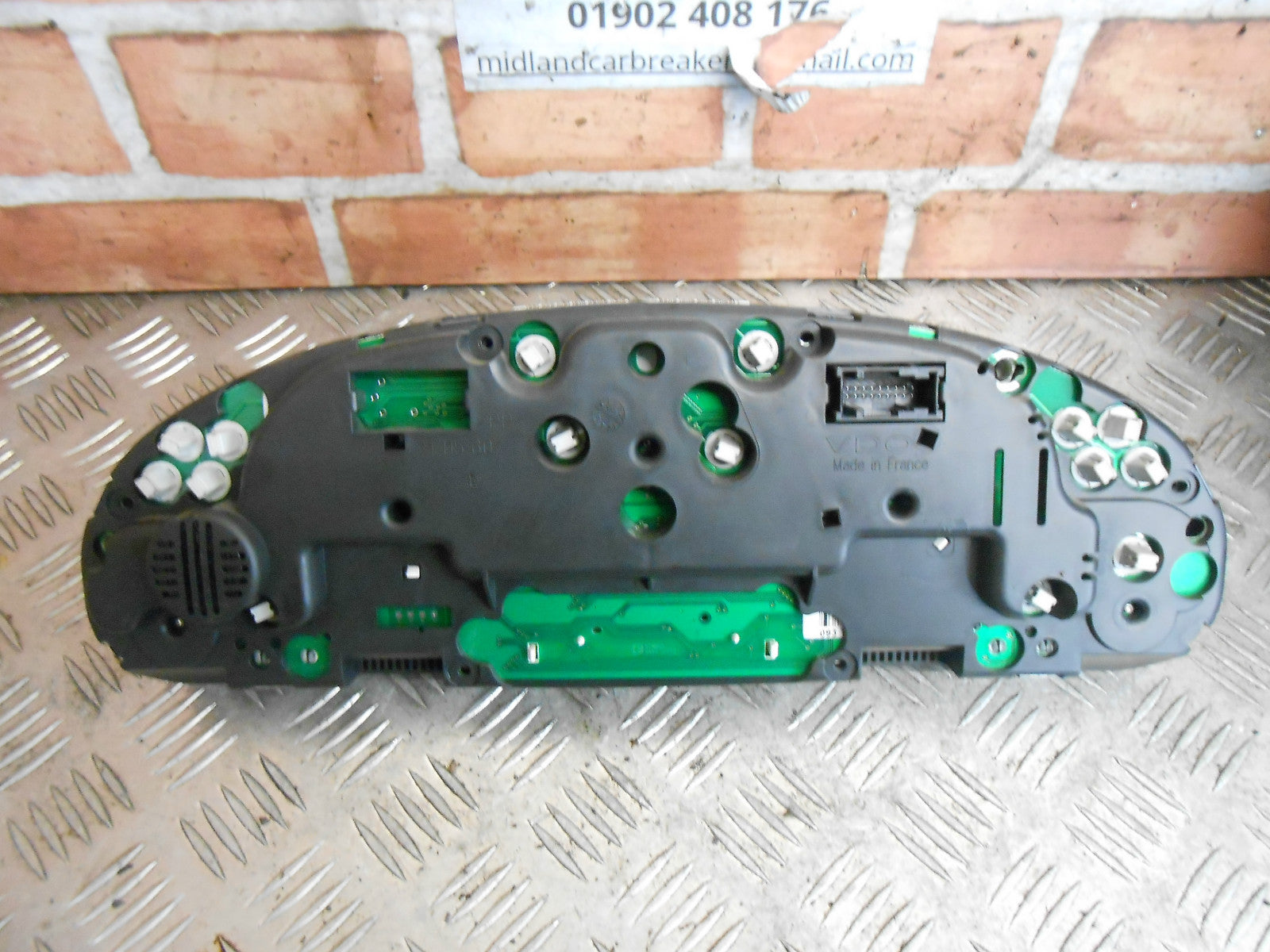 PEUGEOT 607 2004 2.2 HDI SEMI AUTOMATIC CLOCKS SPEEDO INSTRUMENT CLUSTER BLACK