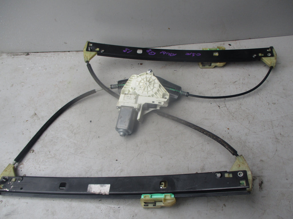 AUDI A4 B8 2013 OSF DRIVER SIDE FRONT WINDOW REGUATOR & MOTOR 8K0959801A