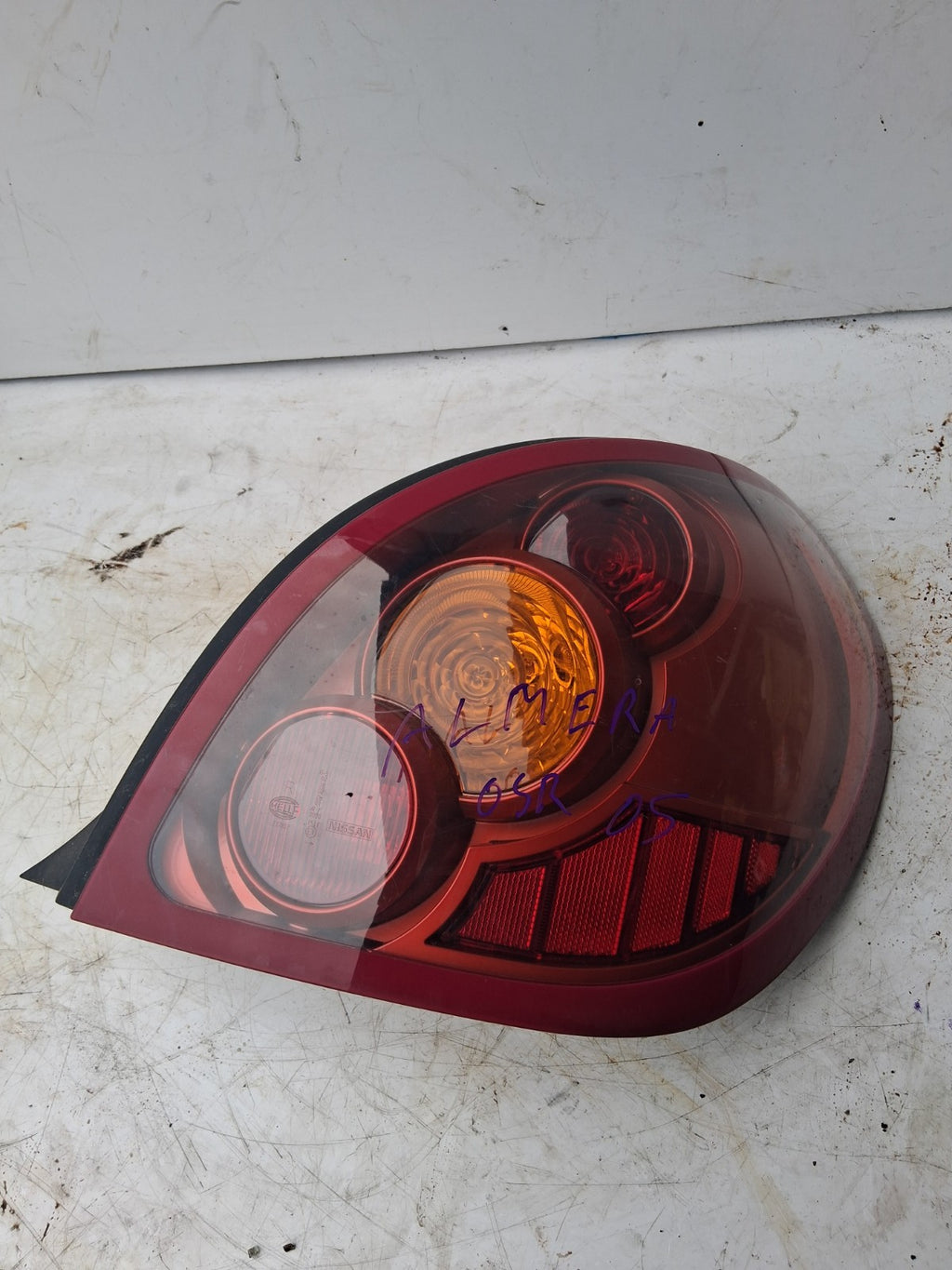 2005 NISSAN ALMERA OSR OFF RIGHT DRIVER SIDE REAR LIGHT