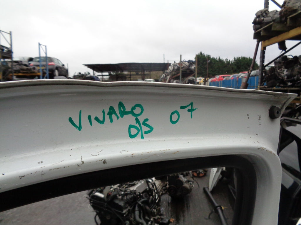 VAUXHALL VIVARO VAN 2007 OSF DRIVER SIDE FRONT BARE DOOR SHELL IN WHITE