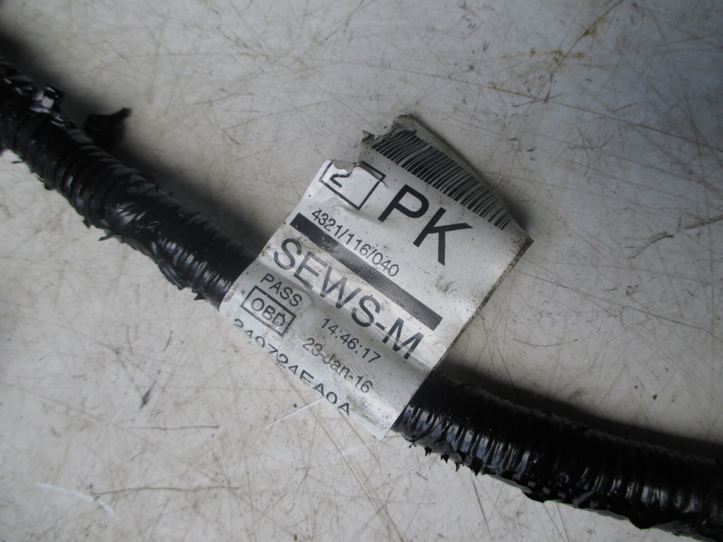 NISSAN QASHQAI MK2 J11 2016 ENGINE ROOM BAY WIRING SUB HARNESS LOOM 240724EA0A