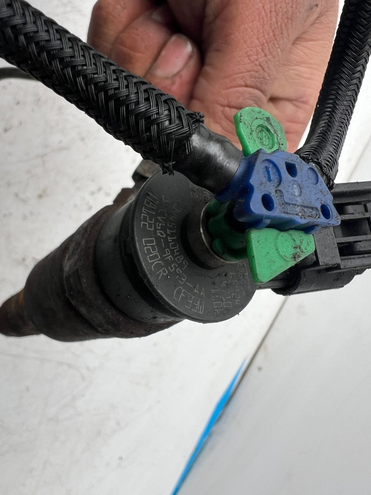 2016 FORD FIESTA MK7 1.6 TDCI DIESEL FUEL INJECTOR CV6Q9F593AA REF 1