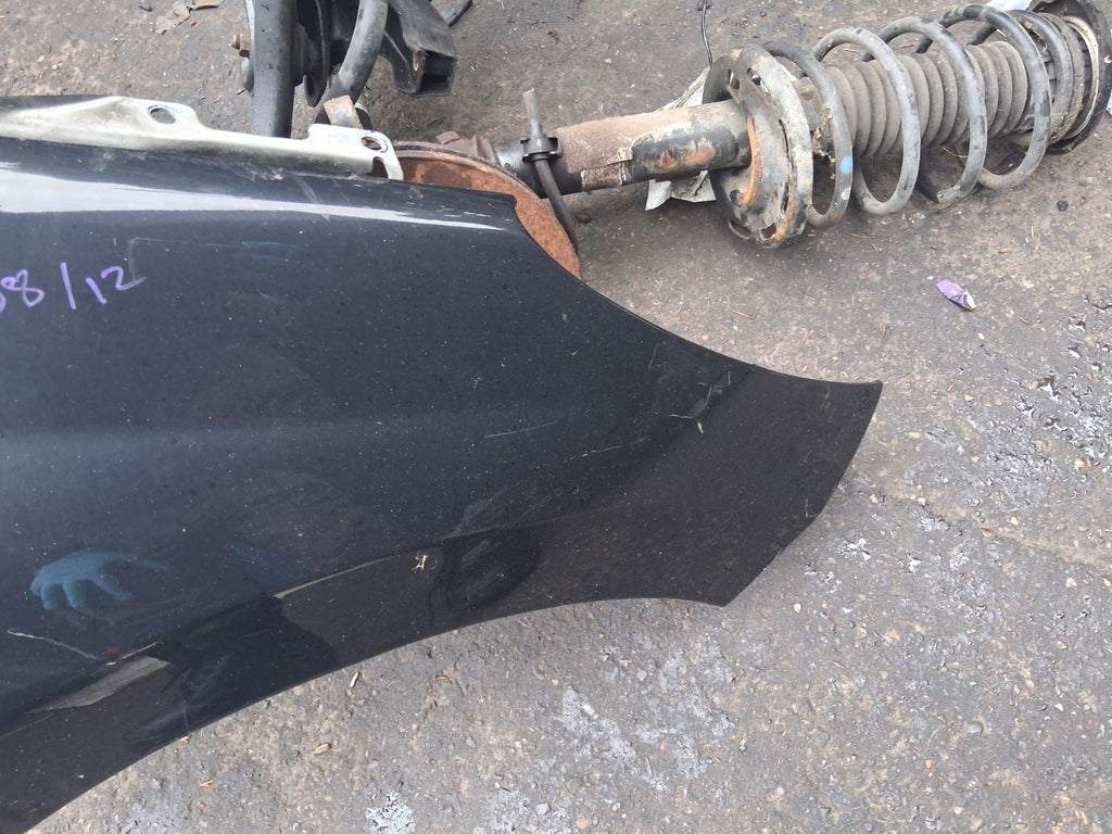 2012 PEUGEOT 207 OSF DRIVER SIDE FRONT RIGHT WING PANEL BLACK