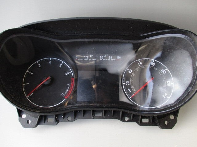 VAUXHALL CORSA E 2016 SPEEDO SPEEDOMETER INSTRUMENT CLUSTER 39107237