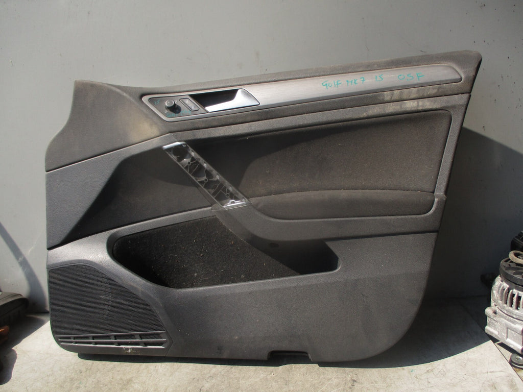 2015 VOLKSWAGEN GOLF MK7 OSF DRIVER SIDE FRONT RIGHT DOOR CARD PANEL 5G4868110B