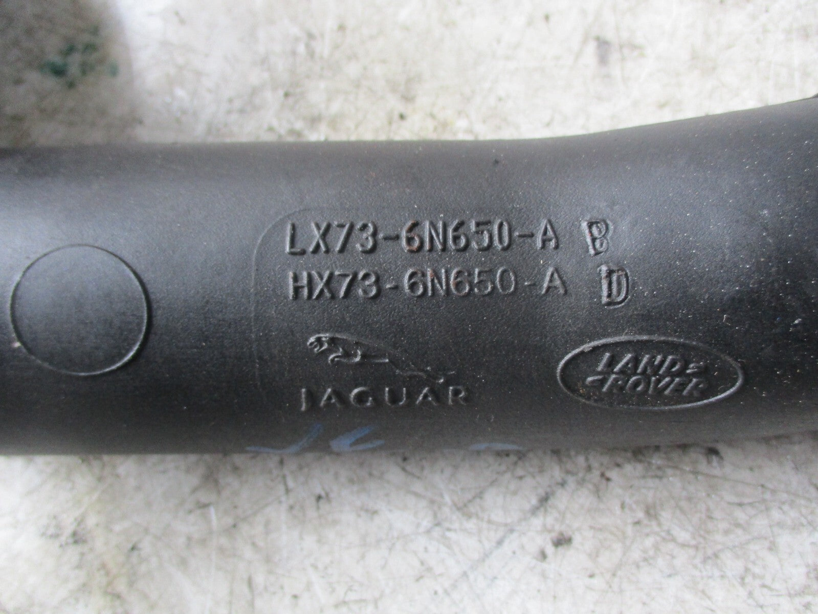JAGUAR XE 2019 2.2 DIESEL INTERCOOLER HOSE PIPE HX736N650