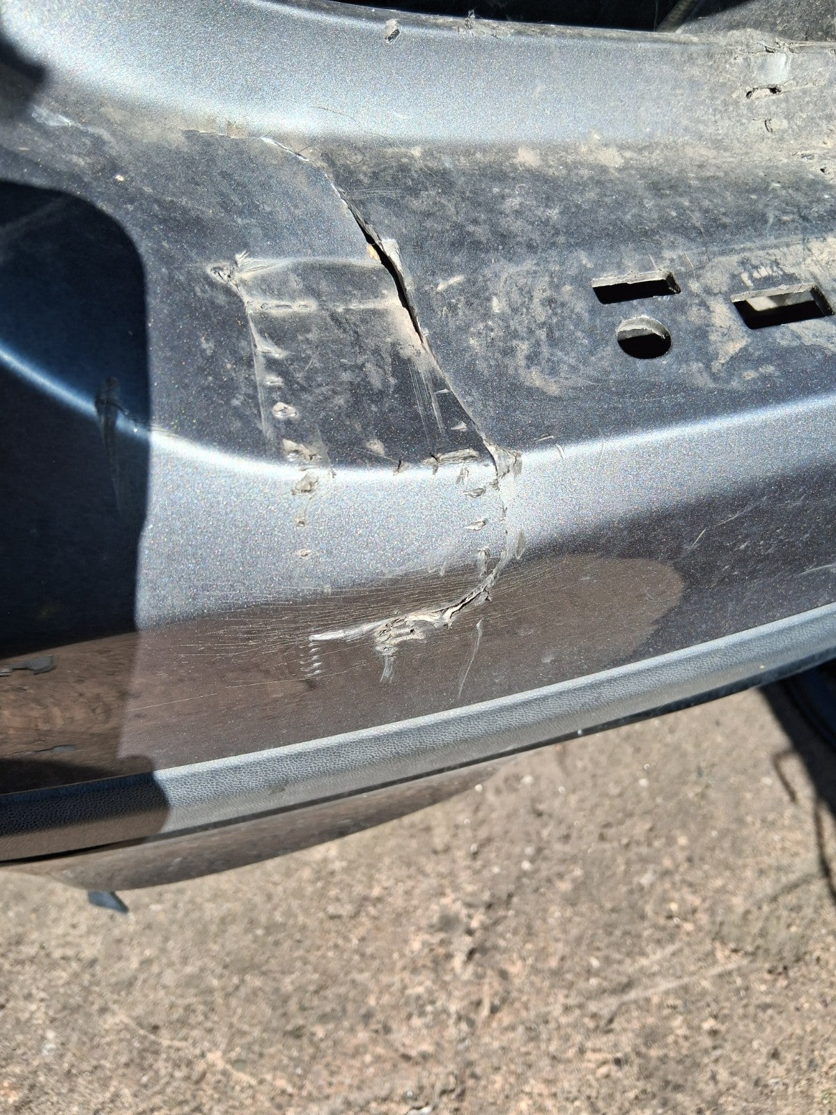 2019 MERCEDES BENZ GLA 180 X156 COMPLETE REAR BUMPER MOUNTAIN GREY METALLIC 787
