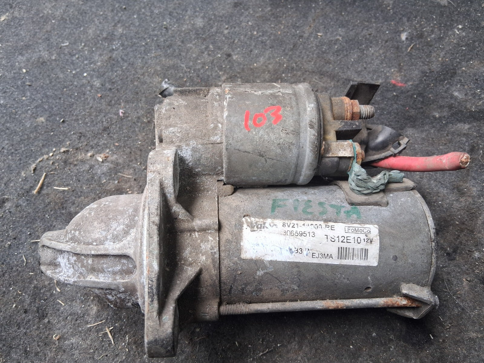FORD FIESTA MK7 2016 1.0 PETROL STARTER MOTOR 8V2111000BE