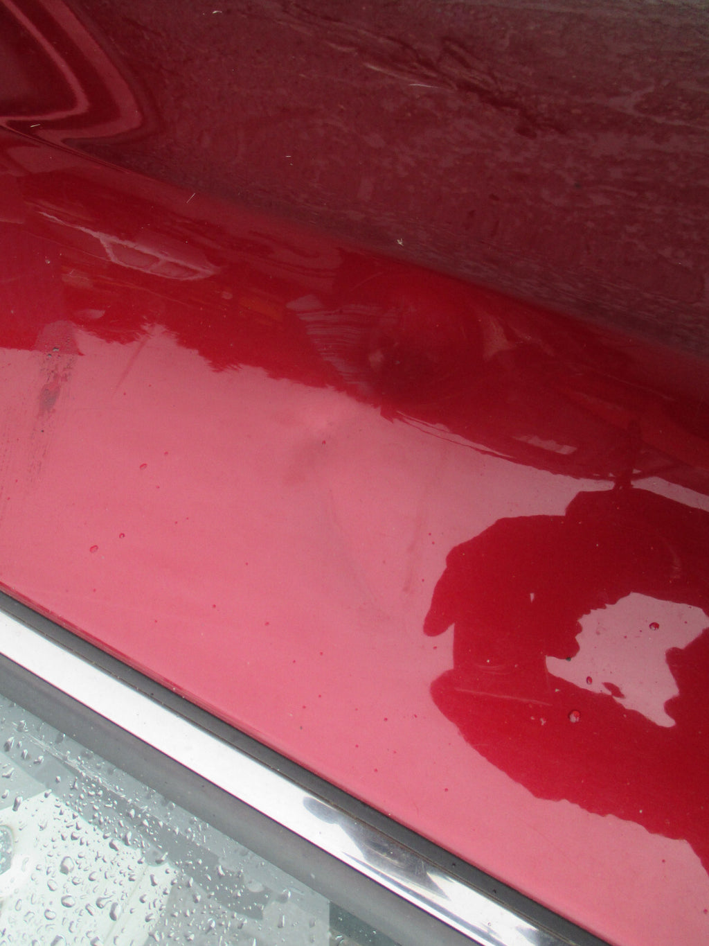 FIAT BRAVO MK2 2009 OSR DRIVER SIDE REAR COMPLETE DOOR RED