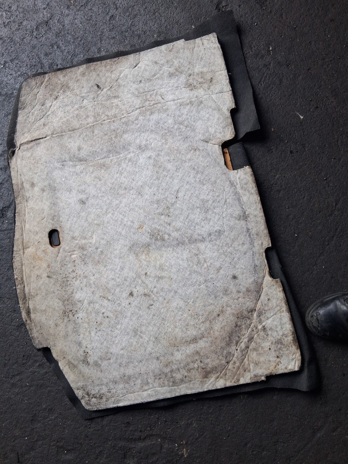 2014 FORD FIESTA MK7 REAR BOOT FLOOR LINER CARPET MAT