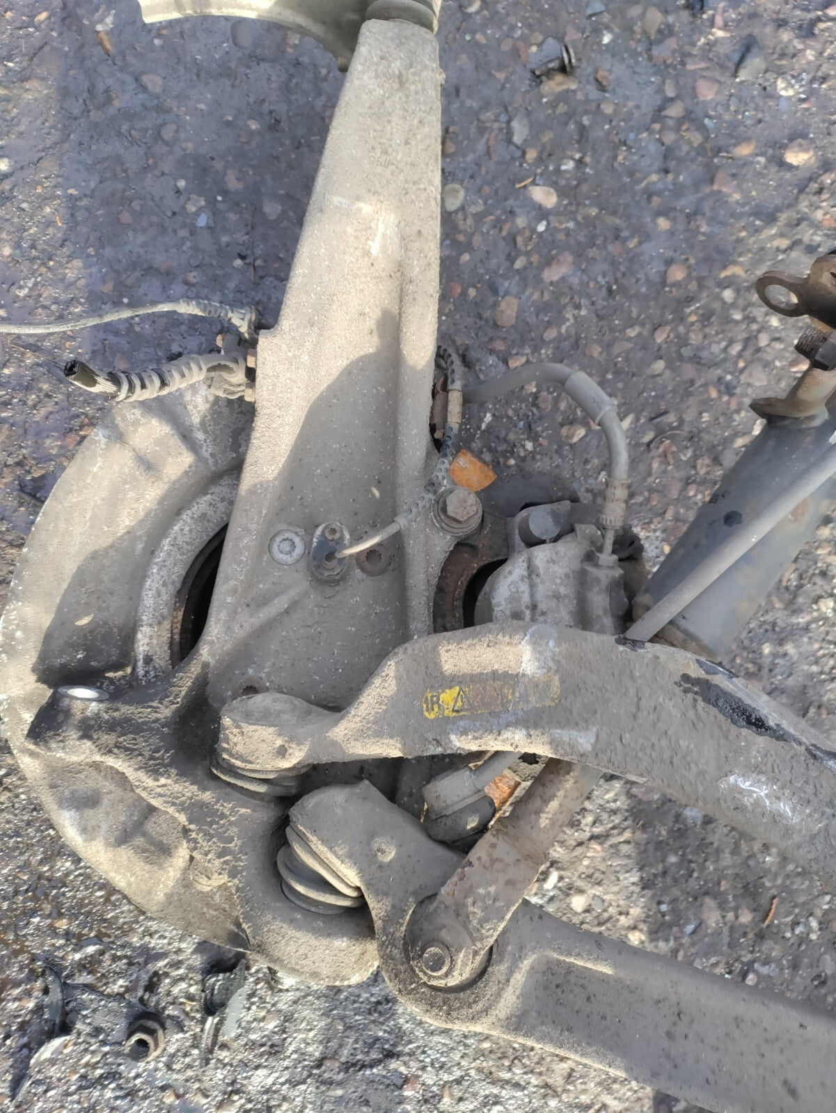 2012 BMW 5 SERIES F10 2.0 DIESEL OSF DRIVER FRONT HUB LEG SHOCK SPRING