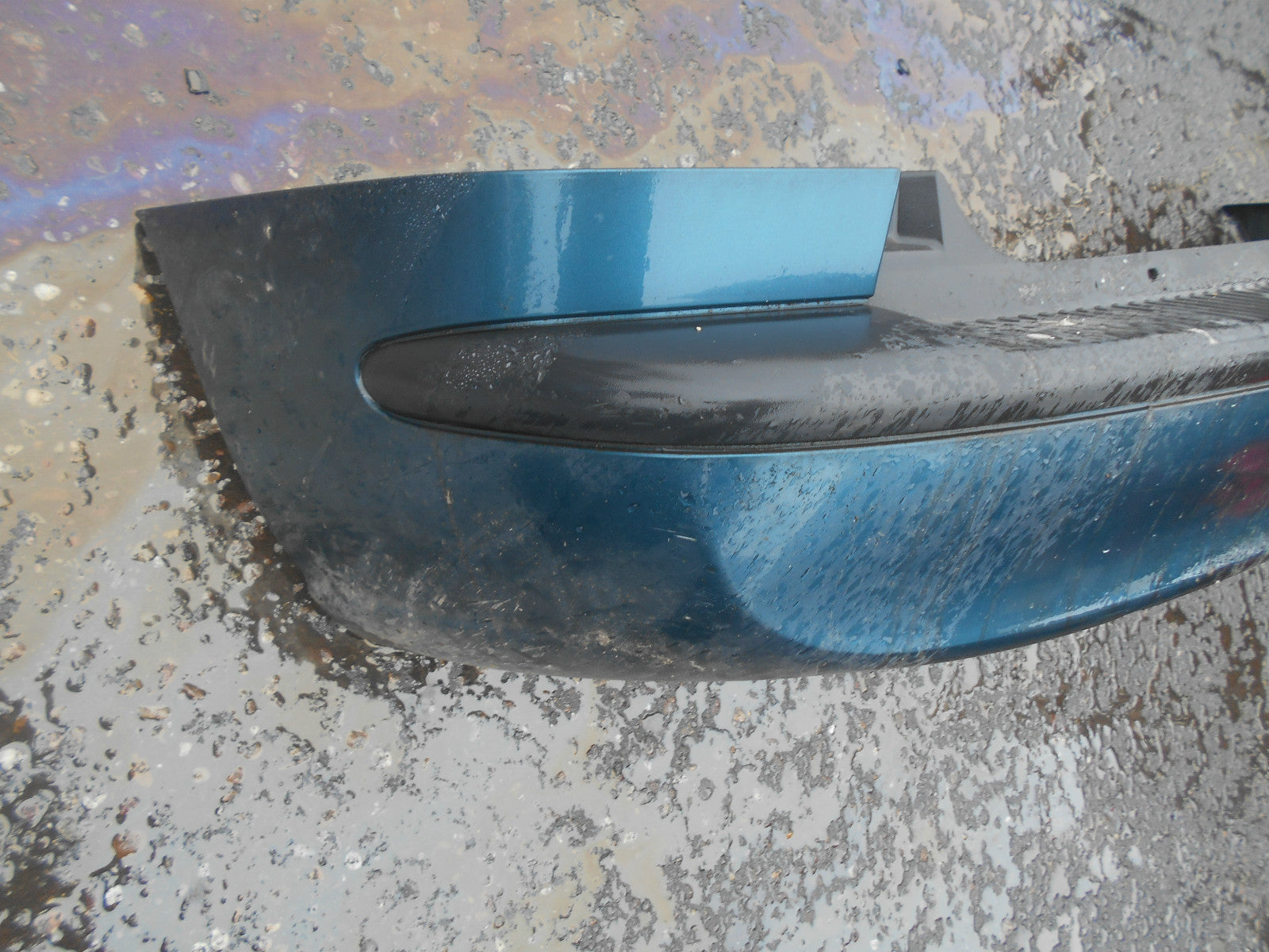 VAUXHALL ZAFIRA A 2001 PRE FACELIFT REAR BUMPER BLUE