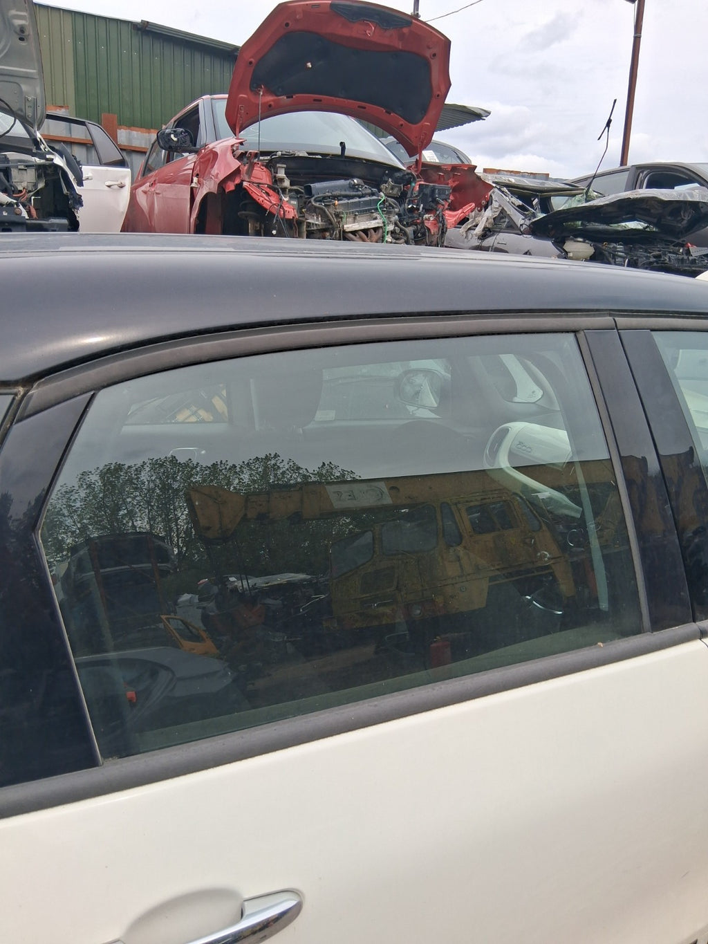2019 FIAT 500L URBAN OSR DRIVER SIDE REAR WINDOW GLASS