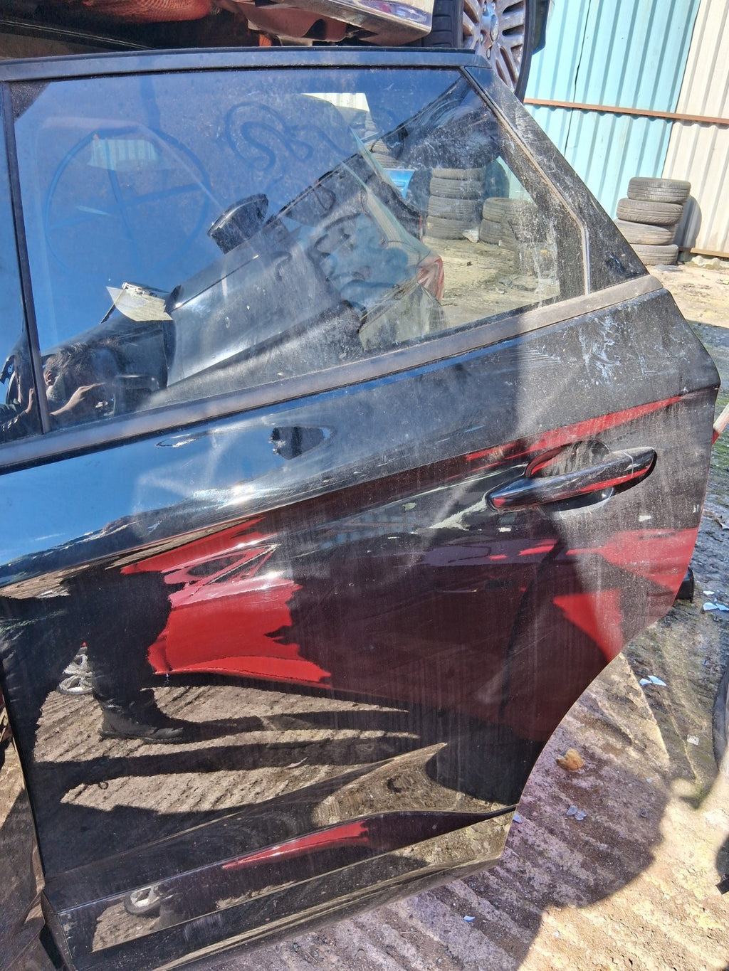 2024 VAUXHALL GRANDLAND MK1 FACELIFT NSR PASSENGER SIDE REAR BARE DOOR BLACK