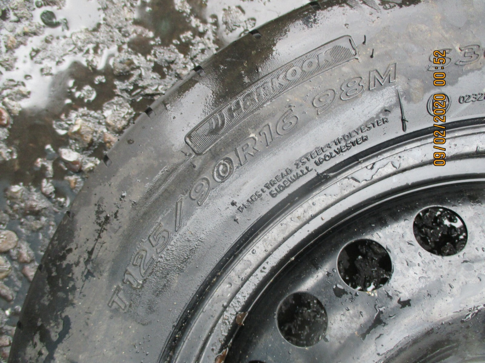 FORD FOCUS MK3 2015 SPACE SAVER WHEEL & TYRE 5 STUD 16 INCH 125 90 R16