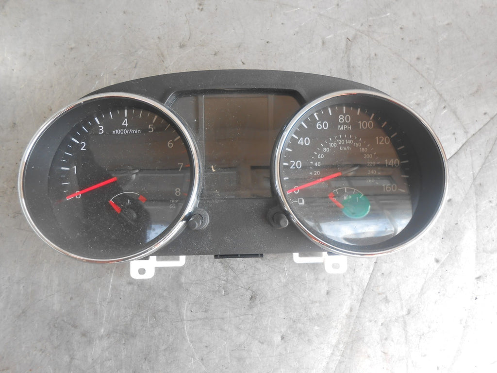NISSAN QASHQAI J10 (MK1) 1.6 HR16DE CLOCK SPEEDO INSTRUMENT CLUSTER 24810 BR50D