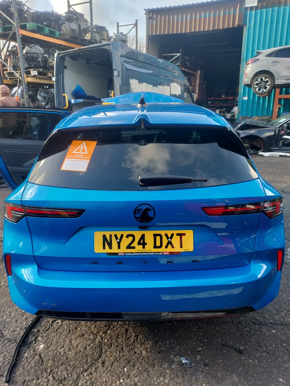 2024 VAUXHALL ASTRA L ESTATE OSR DRIVER SIDE REAR QUARTER PANEL BLUE