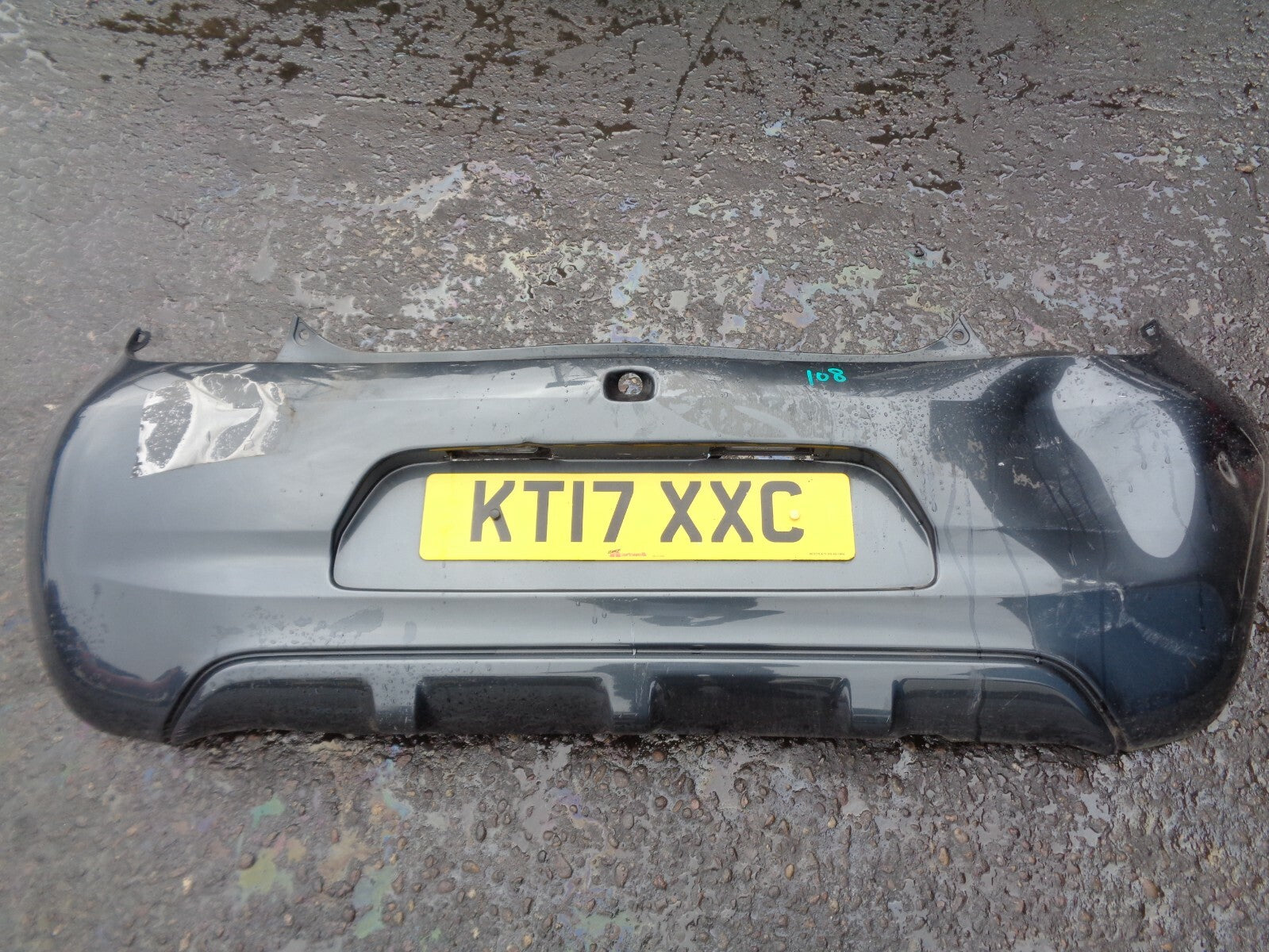 PEUGEOT 108 2017 HATCHBACK 5 DOOR REAR BUMPER 52159 0H070 DAMAGED
