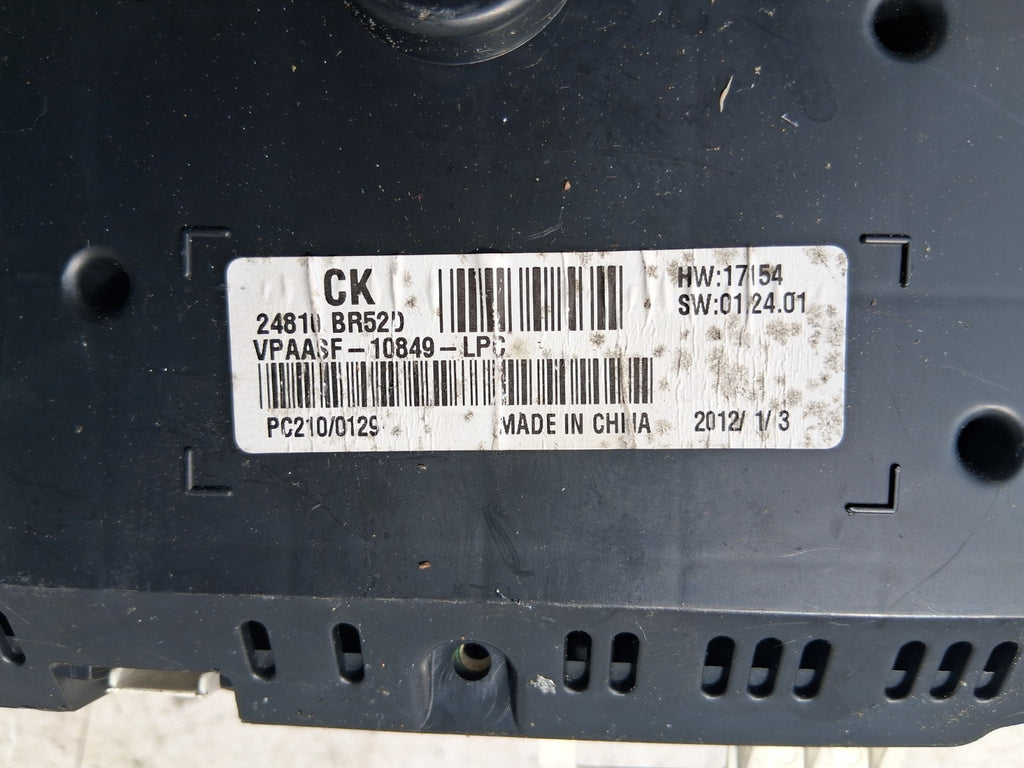 2013 NISSAN QASHQAI J10 SPEEDO SPEEDOMETER INSTRUMENT CLUSTER VPAASF10849LPC