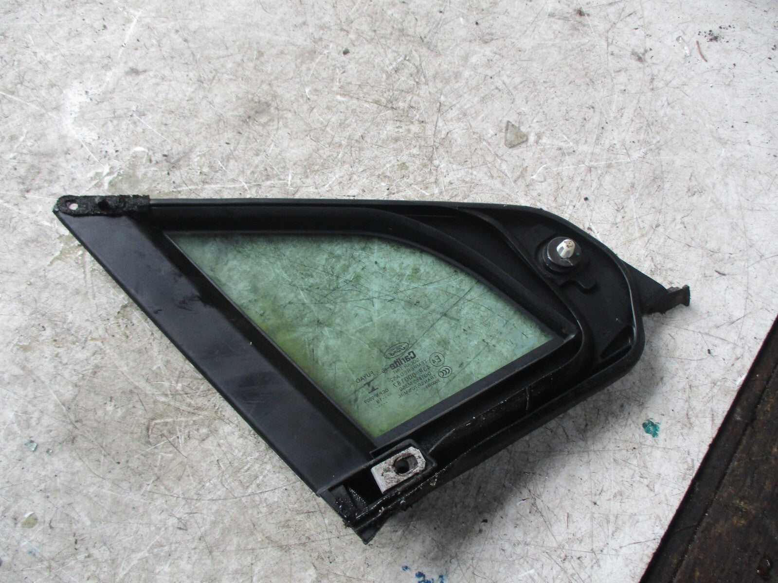 FORD MANDE0 MK5 2019 NSF PASSENGER SIDE REAR QUARTER WINDOW 43R000187