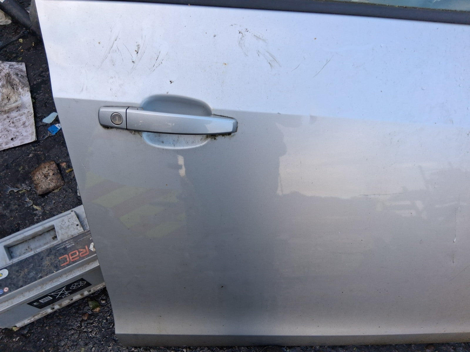 2016 VAUXHALL ZAFIRA C OSF DRIVER SIDE FRONT BARE DOOR ARGON SILVER Z176