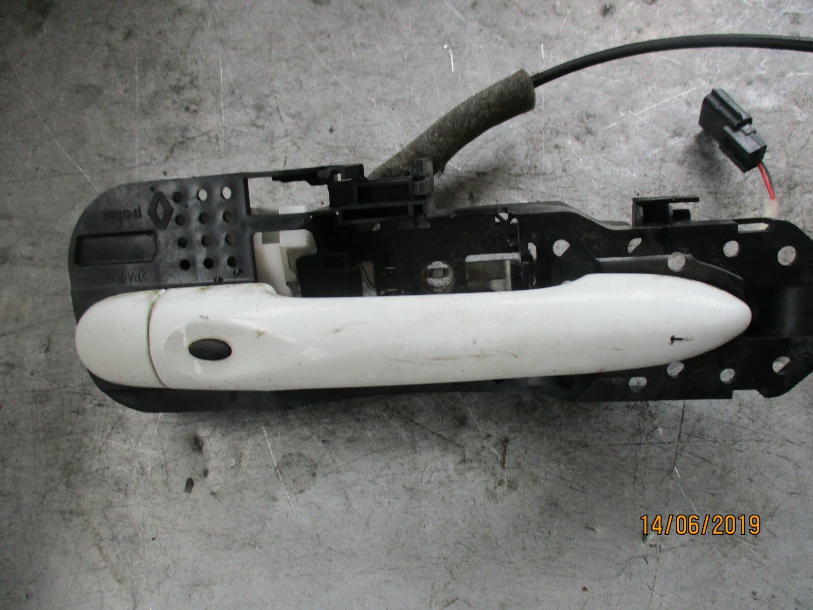 RENAULT MEGANE MK3 NSR PASSENGER SIDE REAR LOCK MECH & HANDLE WHITE 806070032R