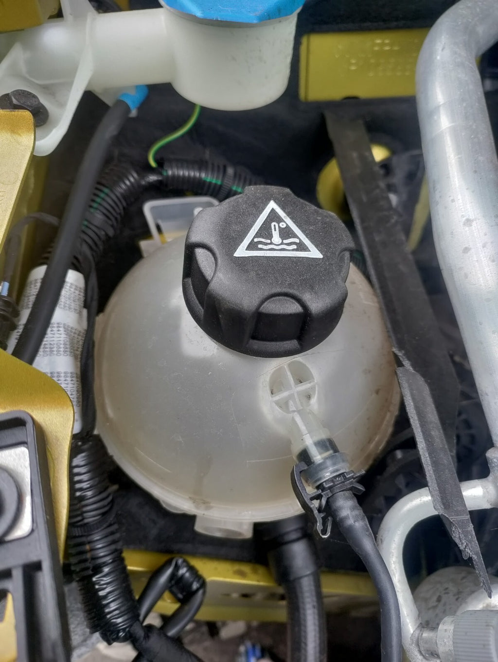 2023 VAUXHALL ASTRA L MK8 1.2 PETROL COOLANT EXPANSION TANK 9850533480