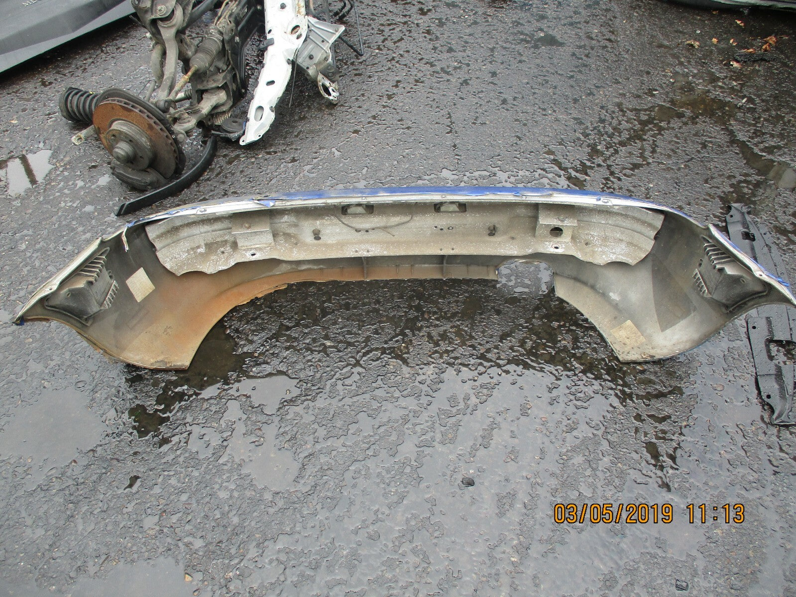 BMW Z3 E36 COMPLETE REAR BUMPER BLUE