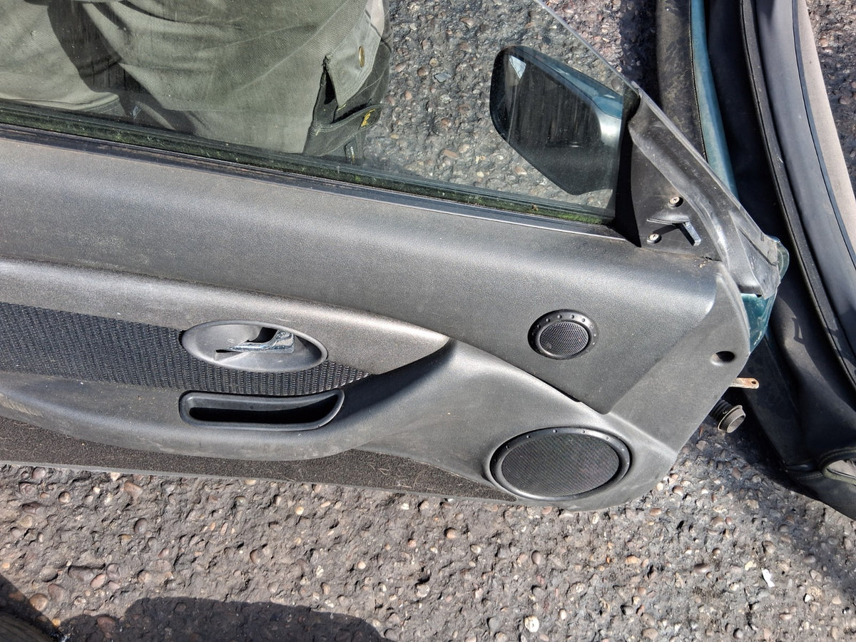 MG MGF 1996 MK1 NSF PASSENGER SIDE FRONT LEFT COMPLETE DOOR GREEN