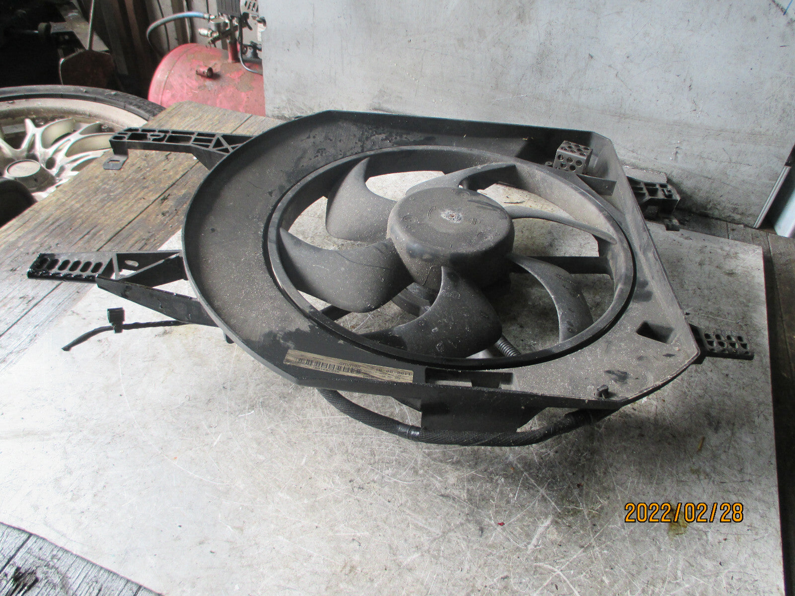 VAUXHALL VIVARO 2011 RADIATOR COOLING FAN 8200817125