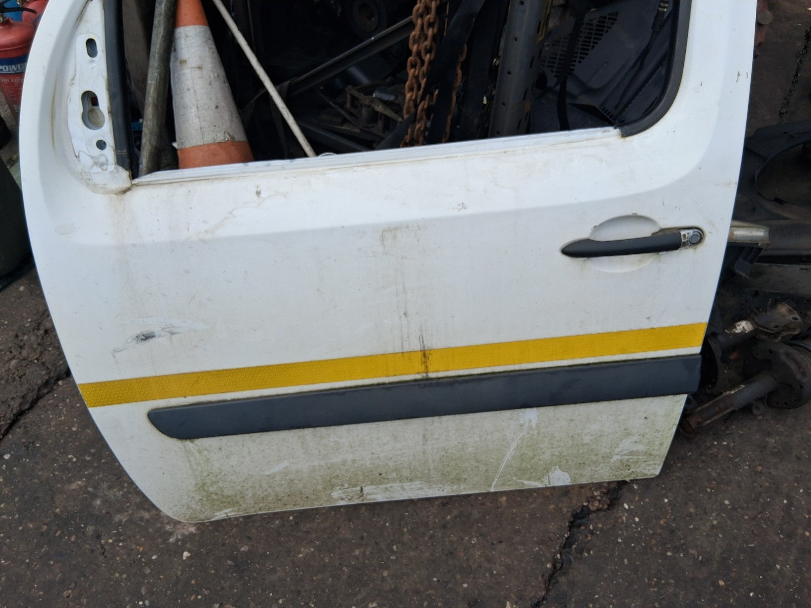2018 MERCEDES BENZ CITAN W415 NSF PASSENGER SIDE FRONT LEFT BARE DOOR WHITE