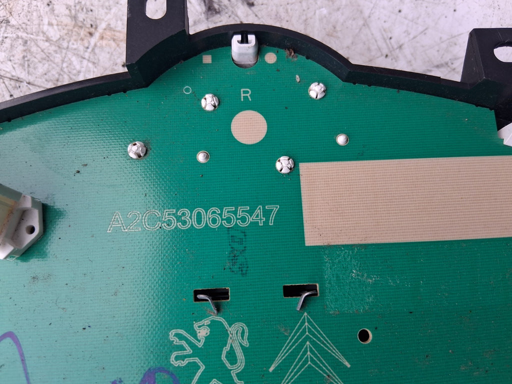 2010 PEUGEOT 207 SPEEDOMETER SPEEDO INSTRUMENT CLUSTER A2C53065547