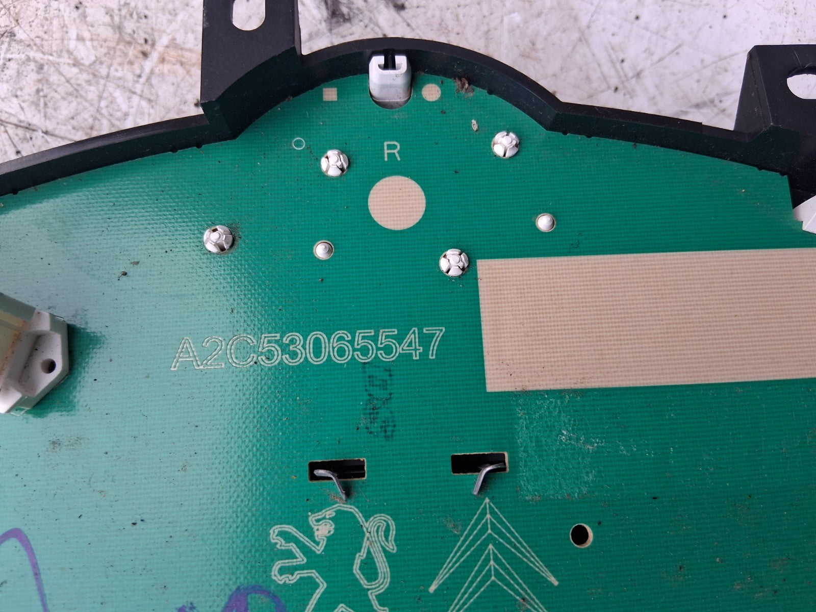 2010 PEUGEOT 207 SPEEDOMETER SPEEDO INSTRUMENT CLUSTER A2C53065547